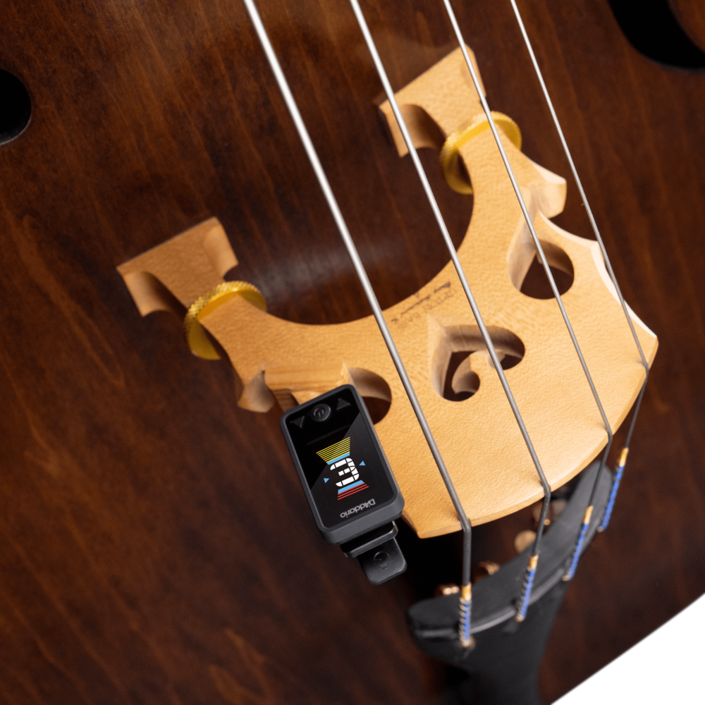 D'Addario Eclipse Cello/Bass Tuner, Black