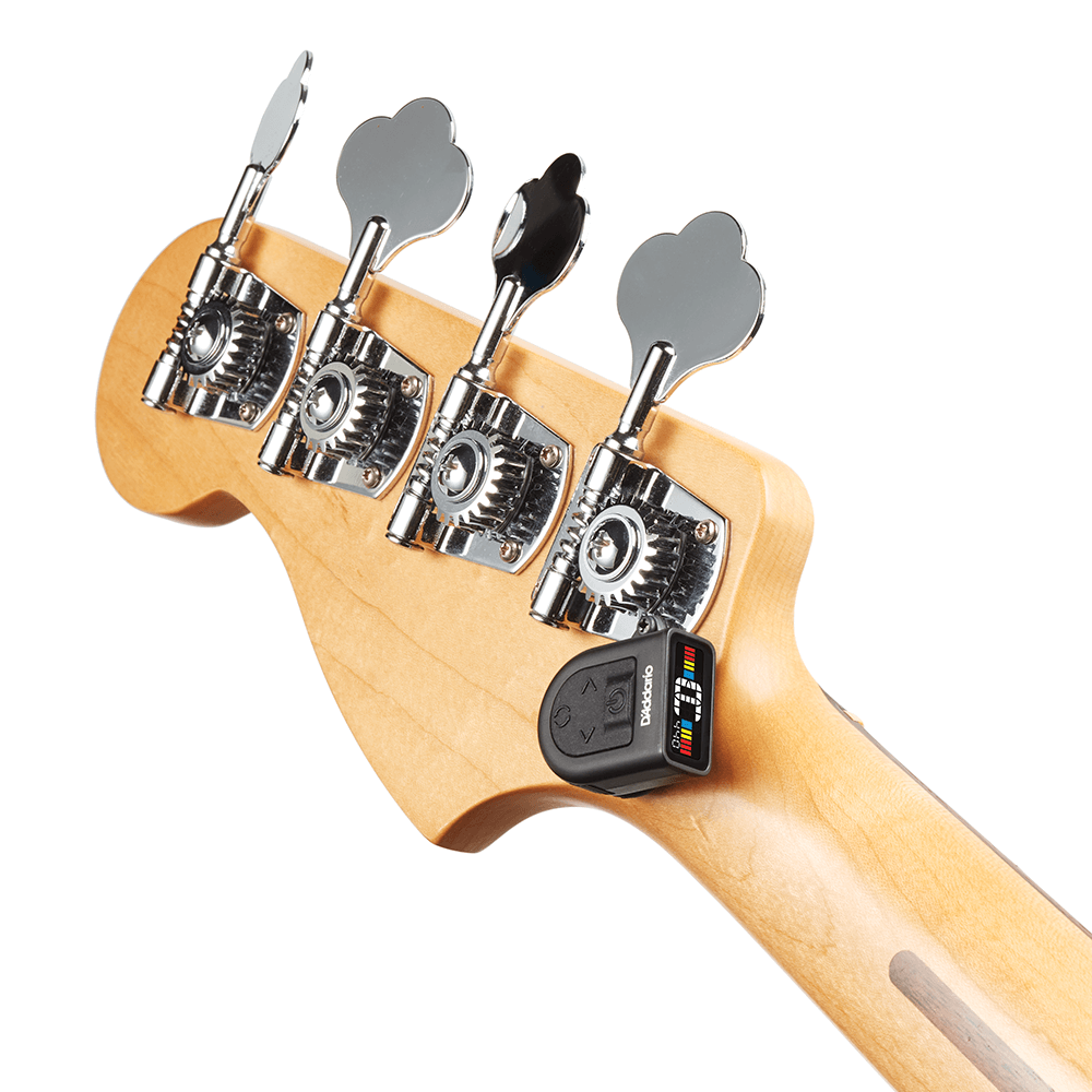 10 Pack Medium D'Addario Micro Guitar Tuner Headstock Clip-On & Assorted Pearl Celluloid Guitar Picks