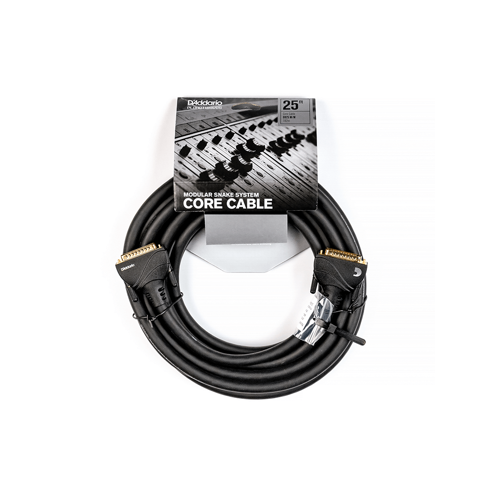 D'Addario Modular Snake DB25 Core, 50 feet