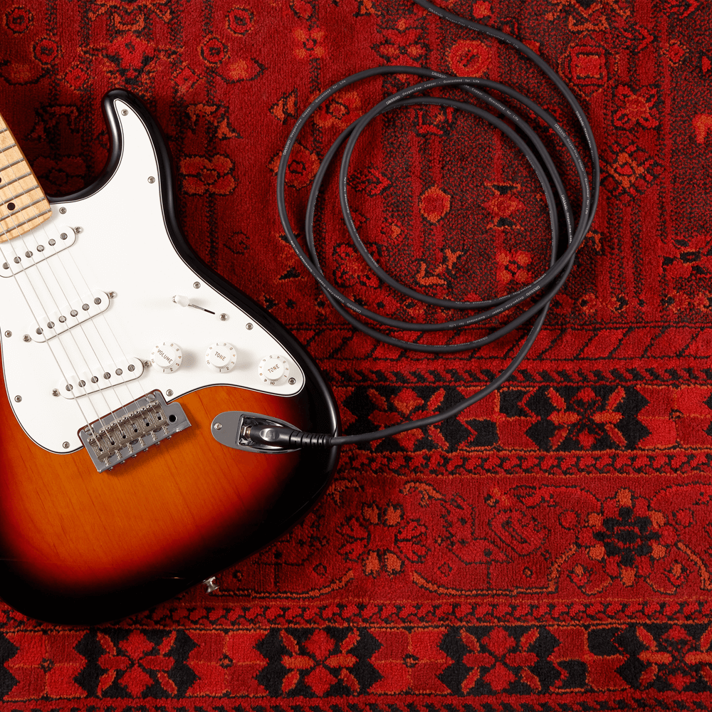 D'Addario Custom Series Instrument Cable, 10 feet