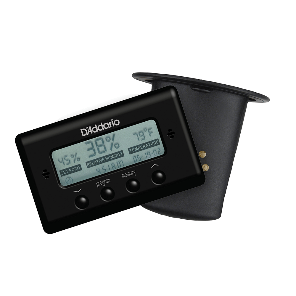 D'Addario Acoustic Guitar Humidifier with Digital Humidity & Temperature sensor