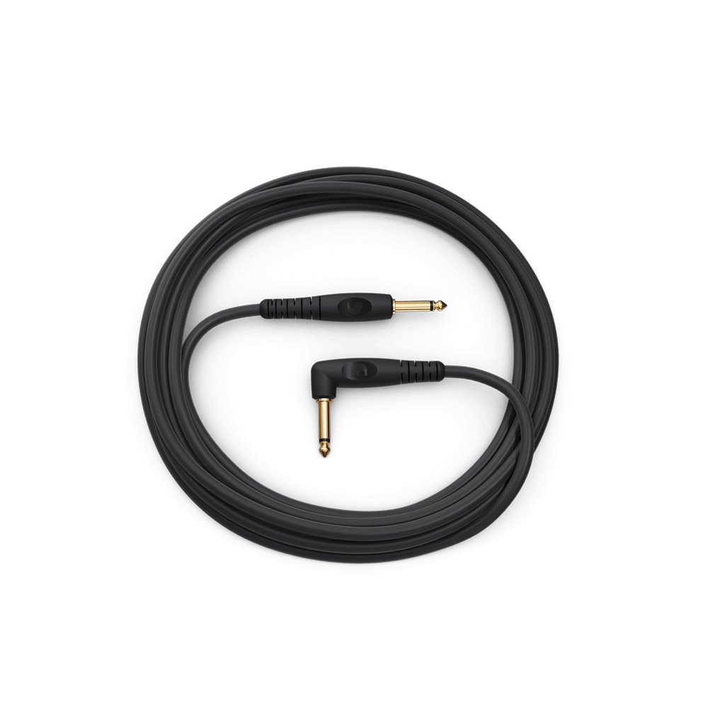 D'Addario Custom Series Instrument Cable, Right Angle, 20 feet
