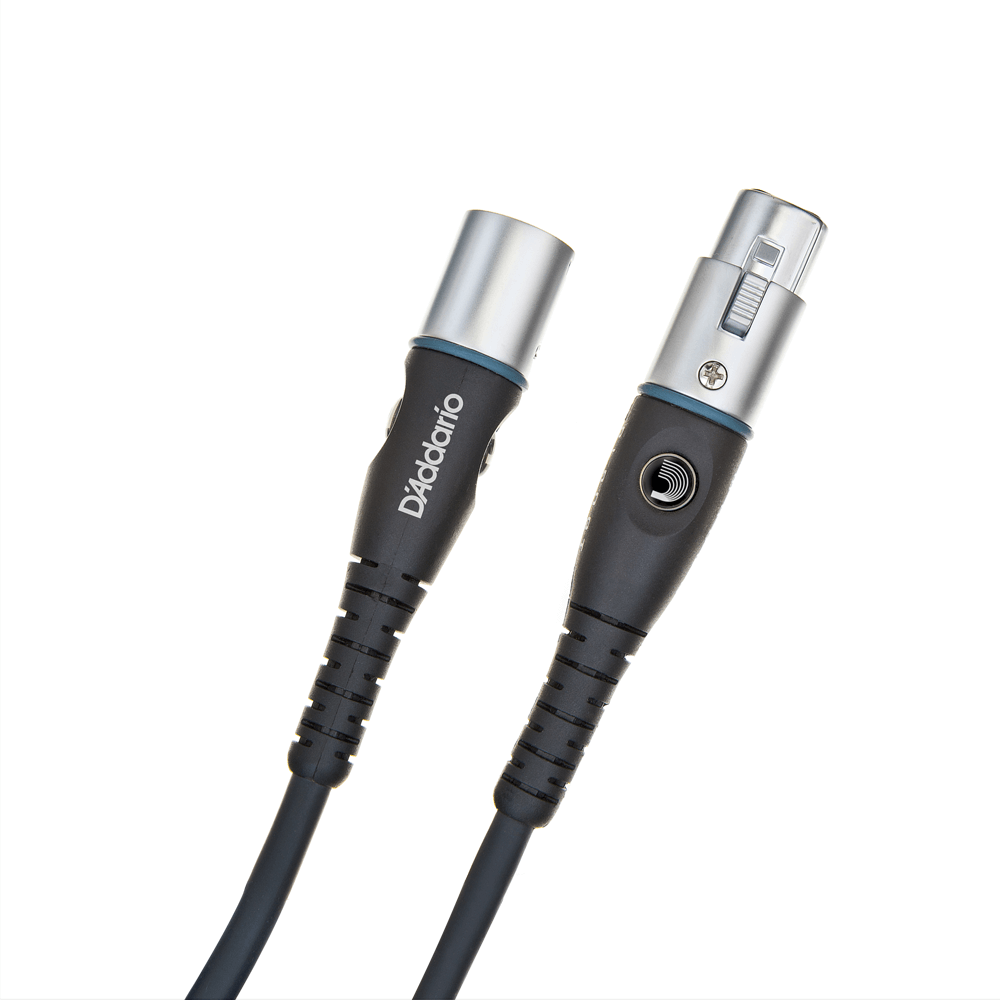 D'Addario Custom Series XLR Microphone/Powered Speaker Cable, XLR to XLR - 10ft.