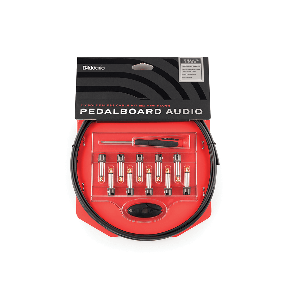 D'Addario DIY Solderless Cable Kit with Mini Plugs
