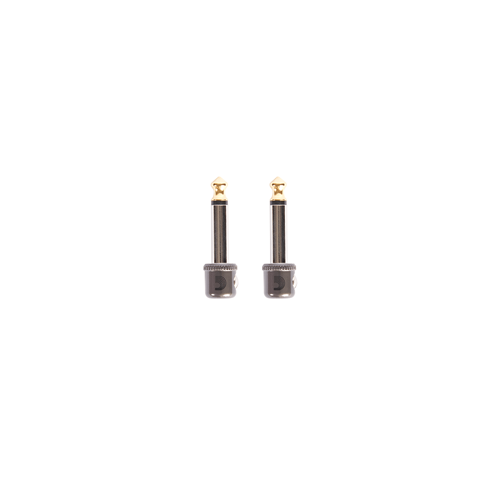 D'Addario Solderless 1/4" Mini Plug, 2-Pack