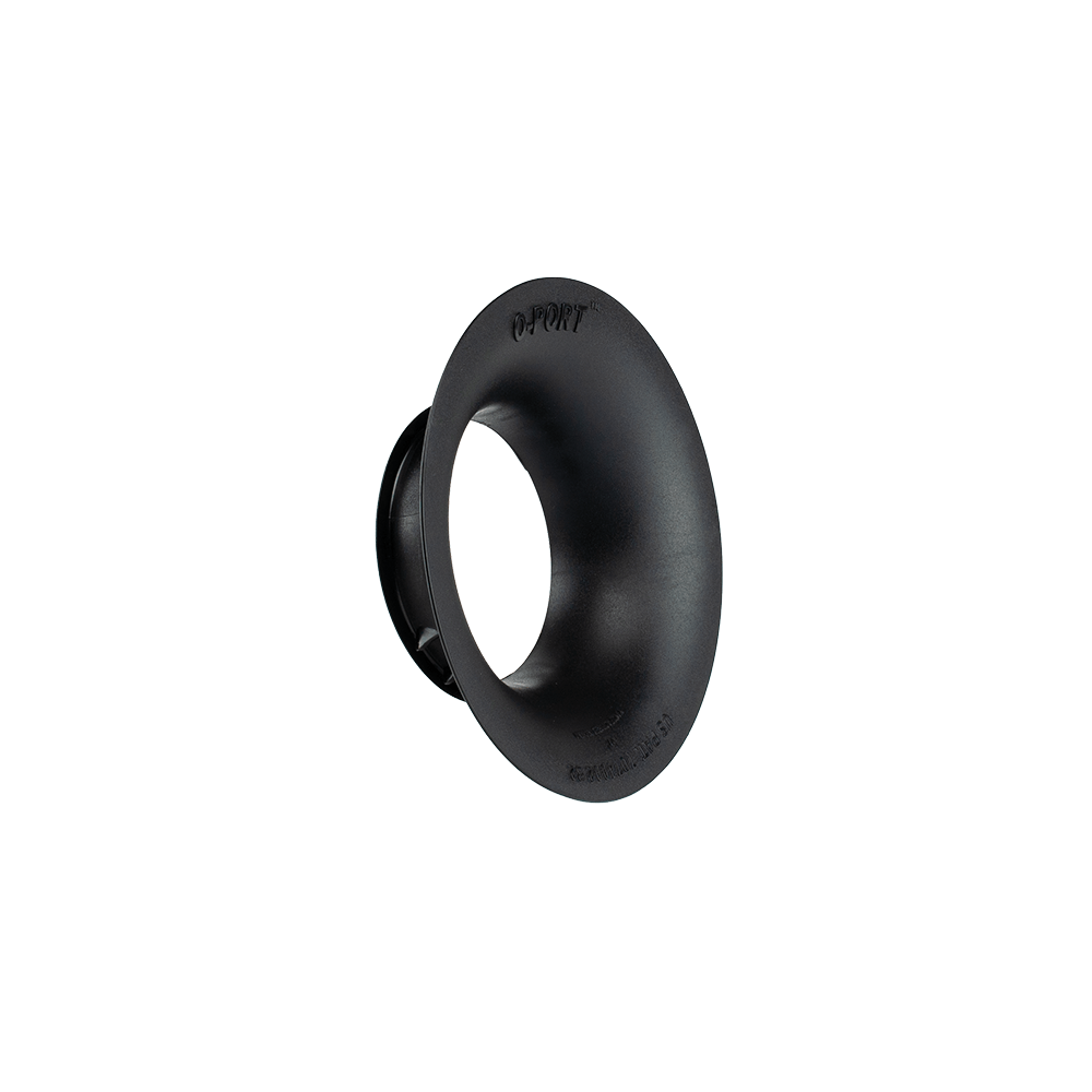 D'Addario O-Port Sound Enhancement for Acoustic Guitar, Small, Black
