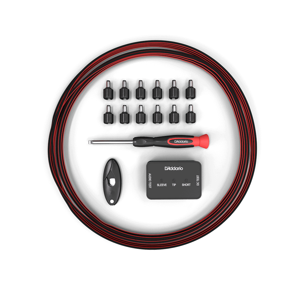 D'Addario DIY Solderless Pedalboard Power Cable Kit