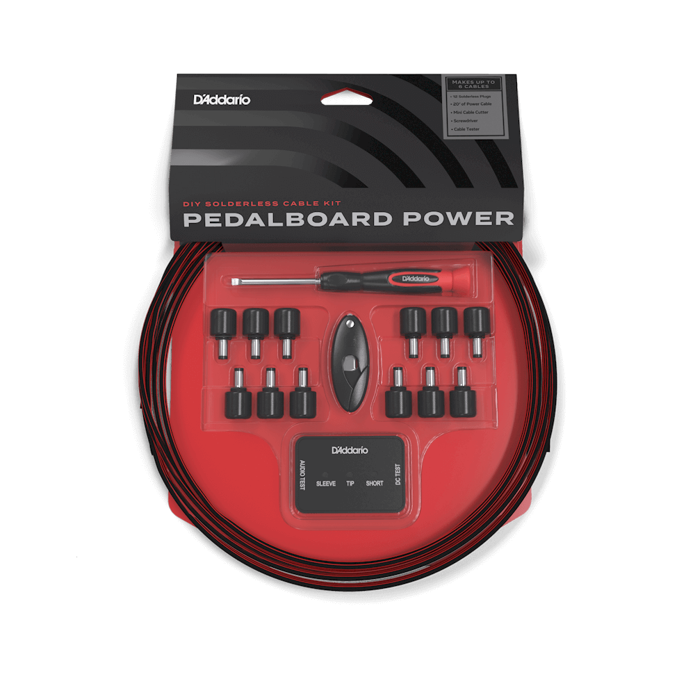 D'Addario DIY Solderless Pedalboard Power Cable Kit