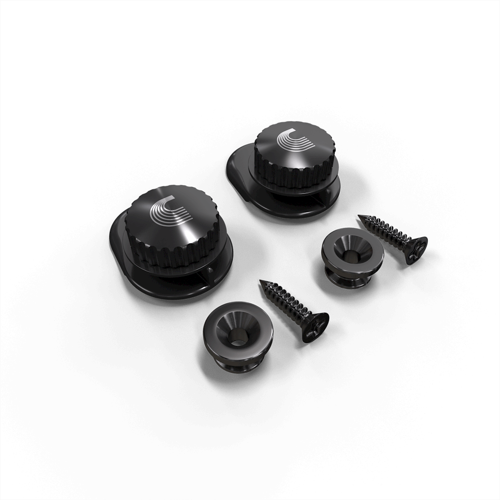 D'Addario Universal Strap Lock System, Black