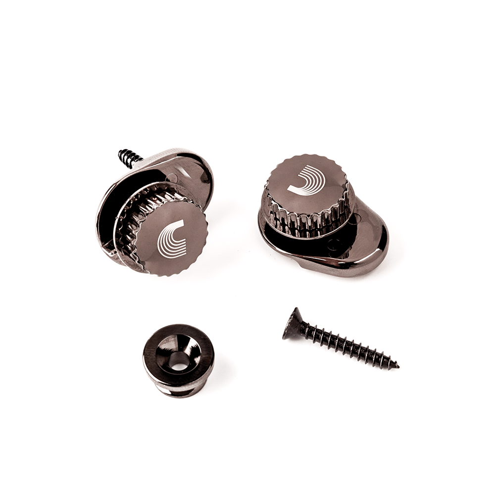 D'Addario Universal Strap Lock System, Black