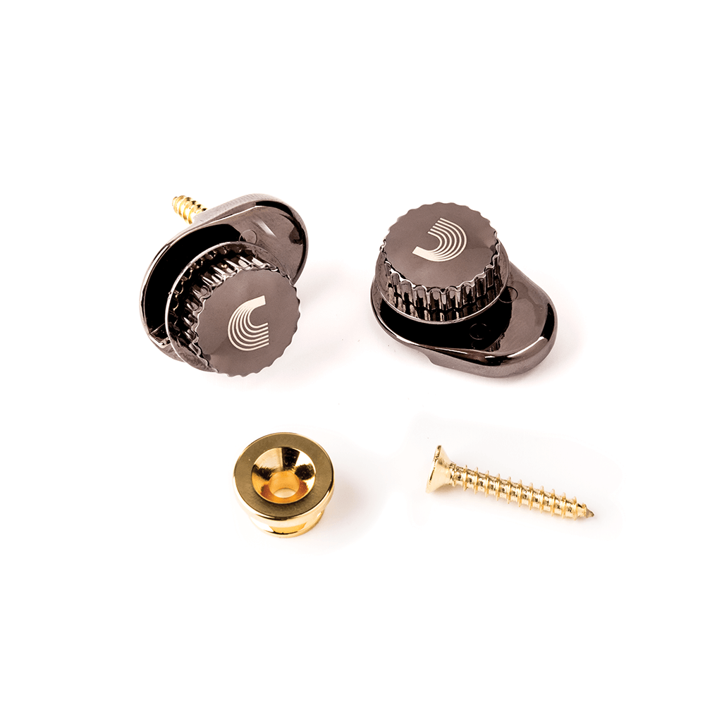 D'Addario Universal Strap Lock System, Gold