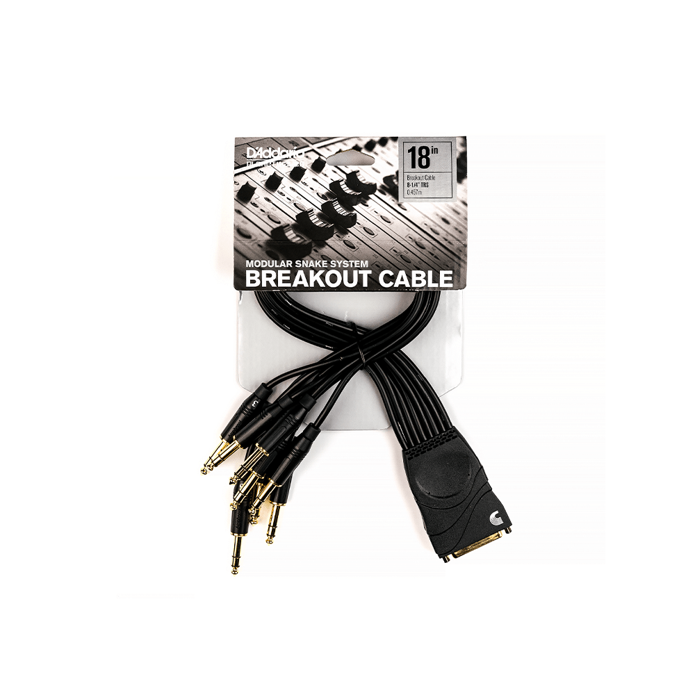 D'Addario Modular Snake TRS Breakout