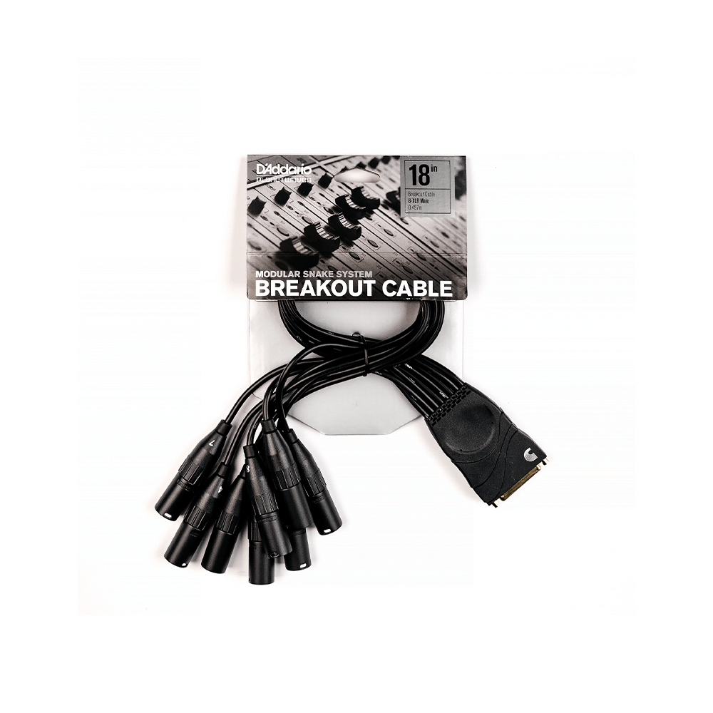D'Addario Modular Snake XLR Male Breakout