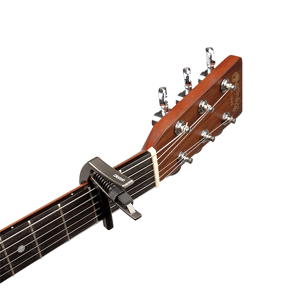 D'Addario Artist Capo, Metallic Grey Finish