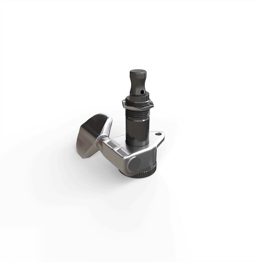 D'Addario Auto-Trim Locking Tuning Machines, 3 + 3 Setup, Chrome