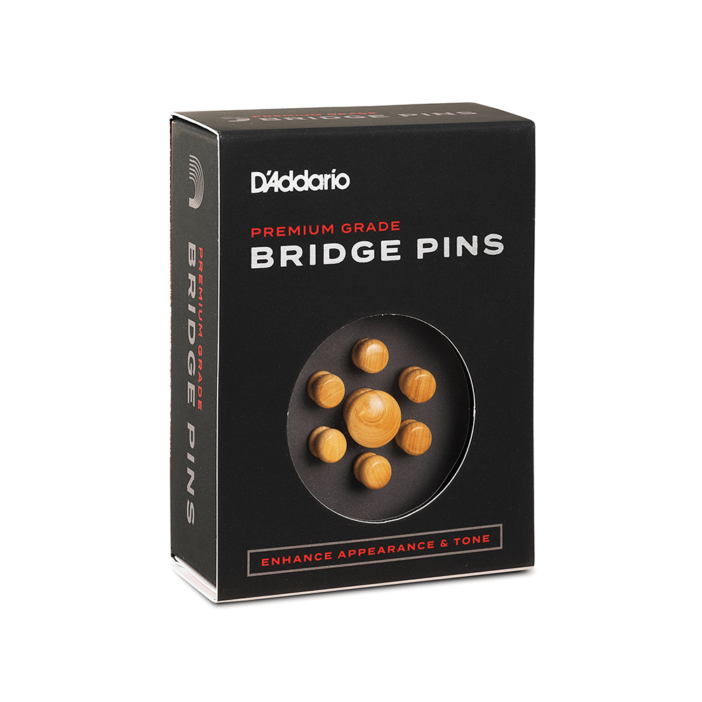 D'Addario Boxwood Bridge Pins with End Pin Set