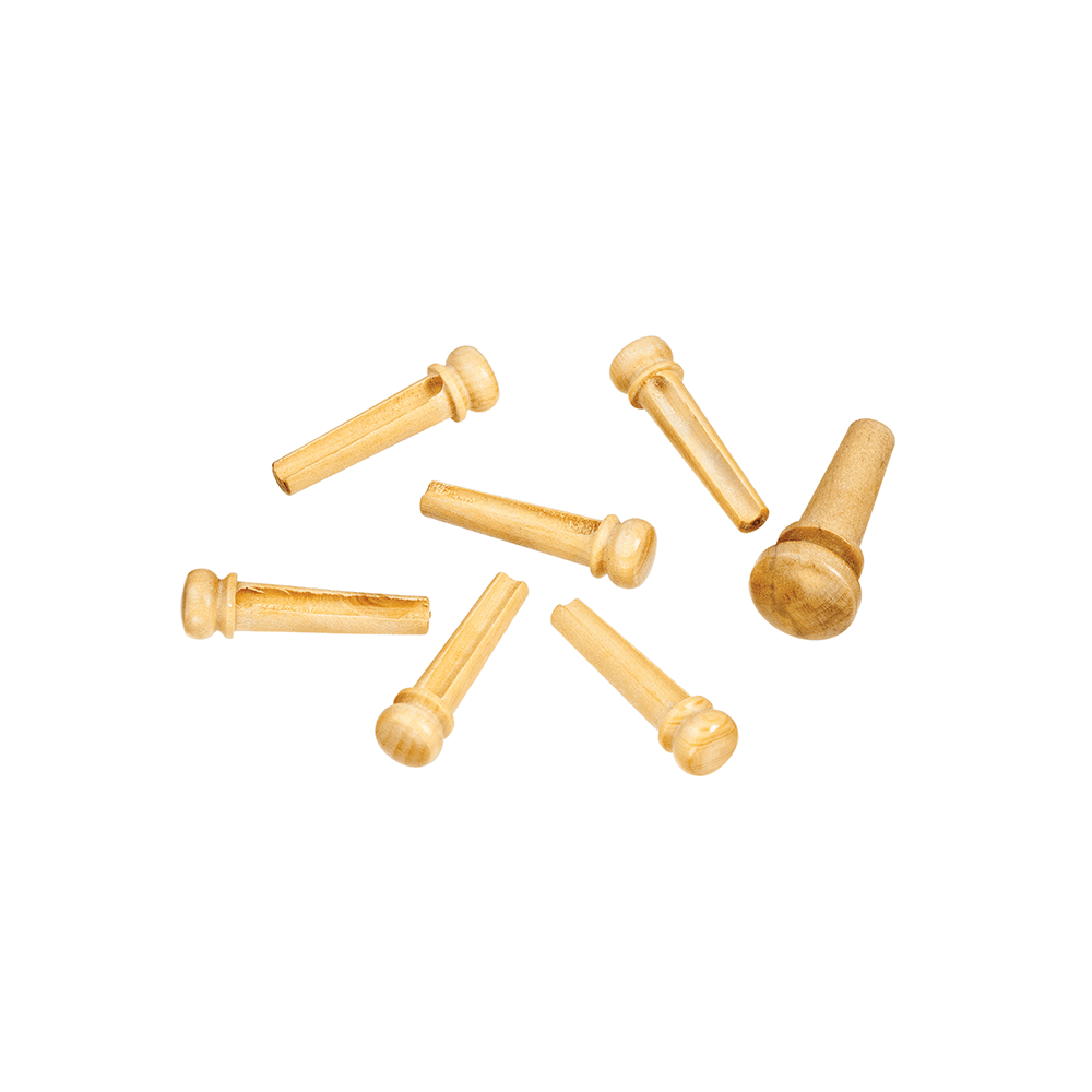 D'Addario Boxwood Bridge Pins with End Pin Set