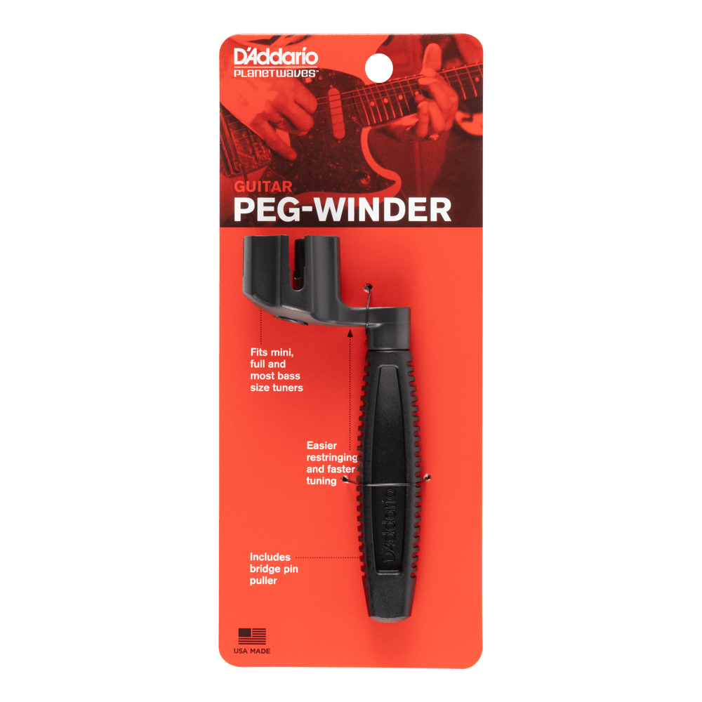 D'Addario Ergonomic Guitar Peg Winder