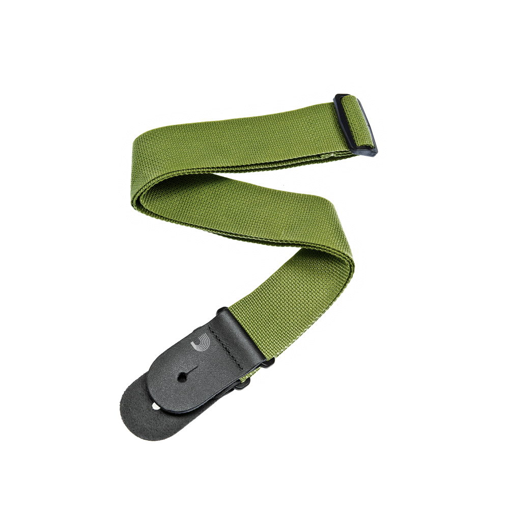 D'Addario Polypropylene Guitar Strap, Green