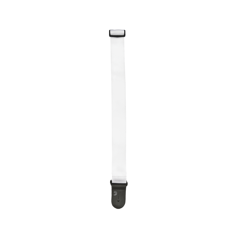 D'Addario Polypropylene Guitar Strap, White