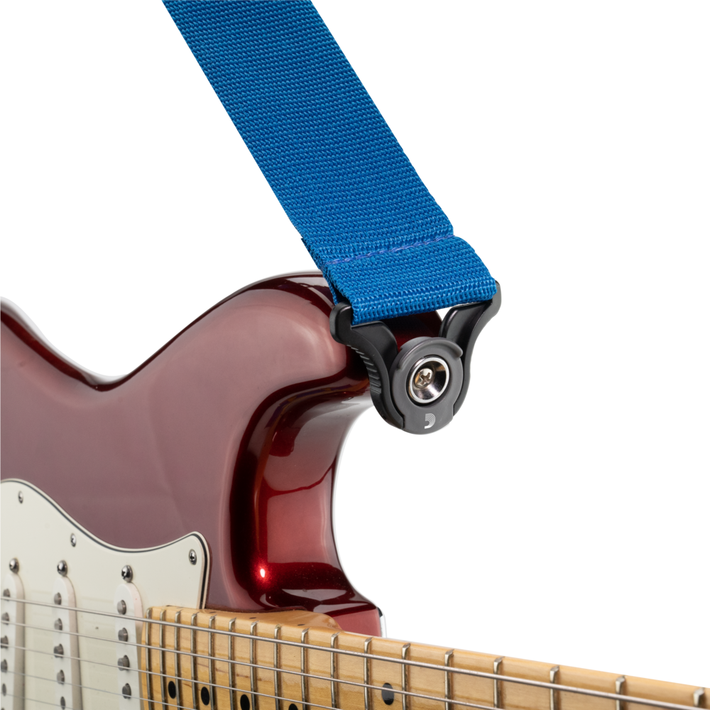 D'Addario Auto Lock Polypro Guitar Strap, Blue