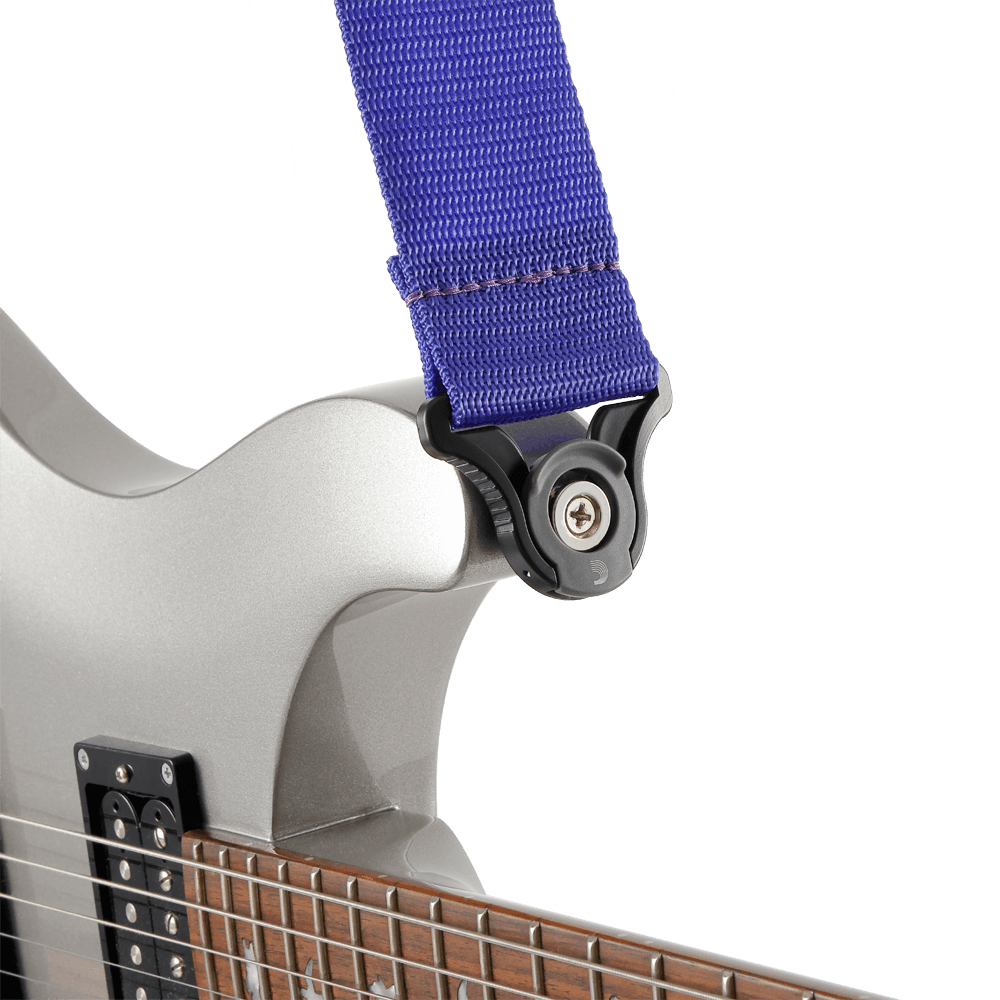 D'Addario Auto Lock Guitar Strap, Purple