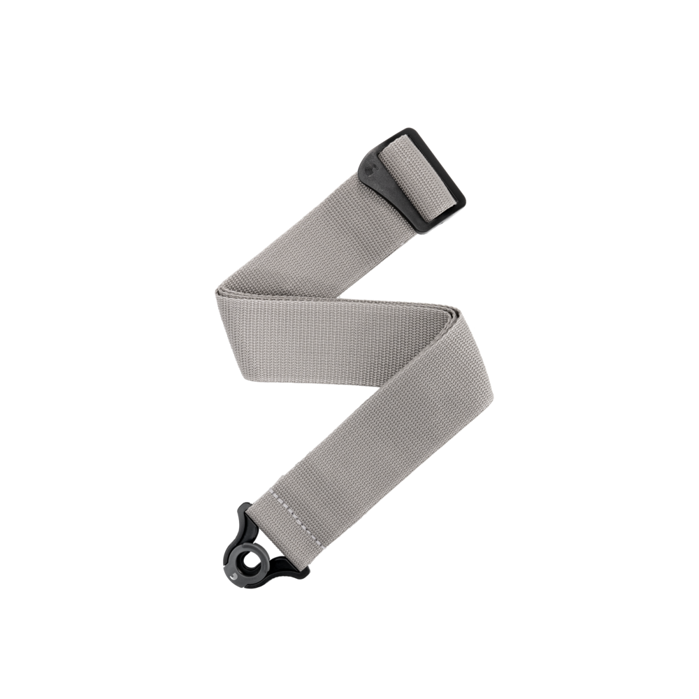 D'Addario Auto Lock Polypro Guitar Strap, Silver