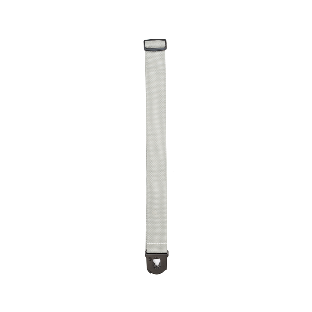 D'Addario Planet Lock Guitar Strap, Polypropylene, Silver