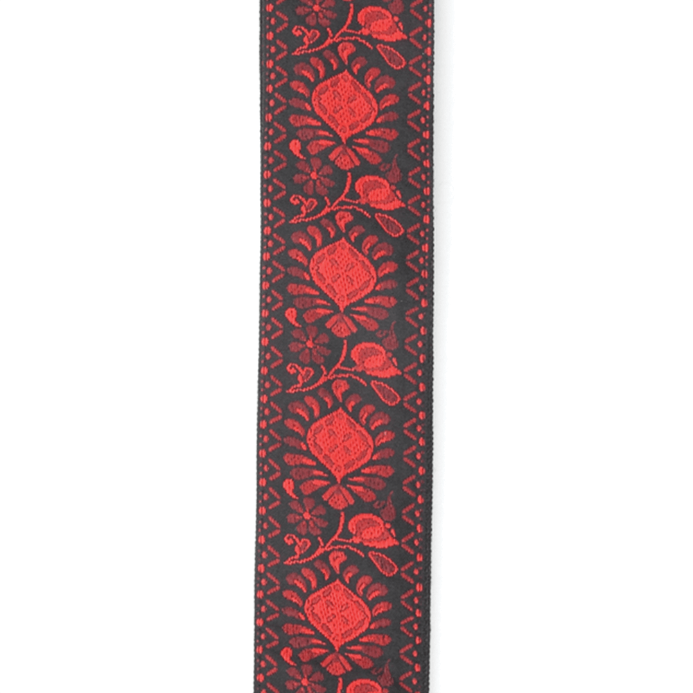 D'Addario Woven Guitar Strap, Monterey 2, Dark Red