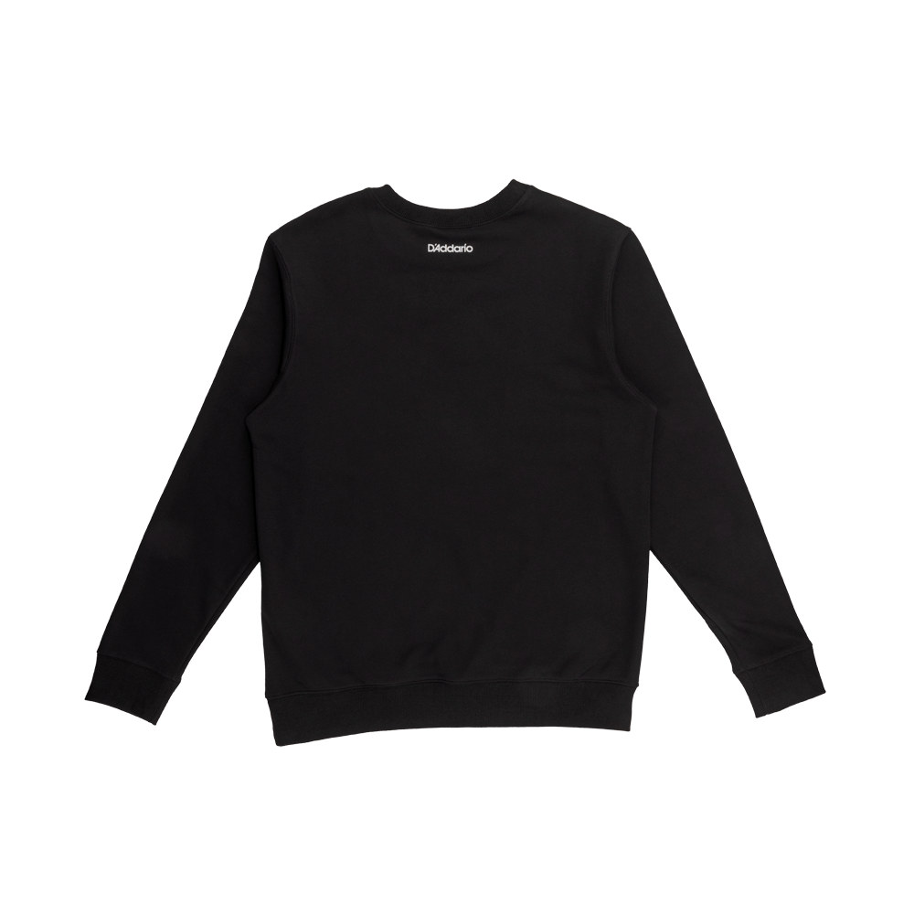 D'Addario Ball End Sweatshirt, Black, L