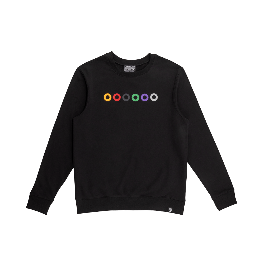 D'Addario Ball End Sweatshirt, Black, L
