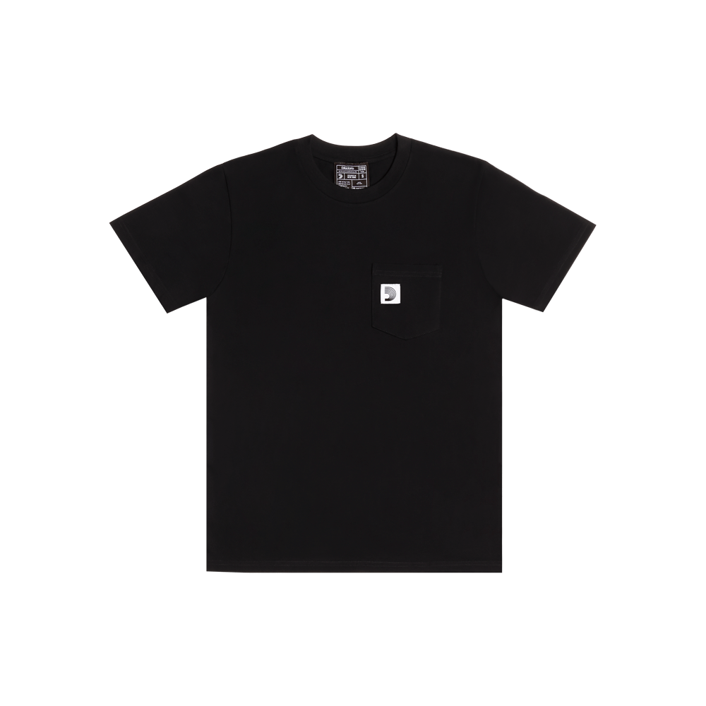 D'Addario D Mark Pocket T-Shirt Black XL