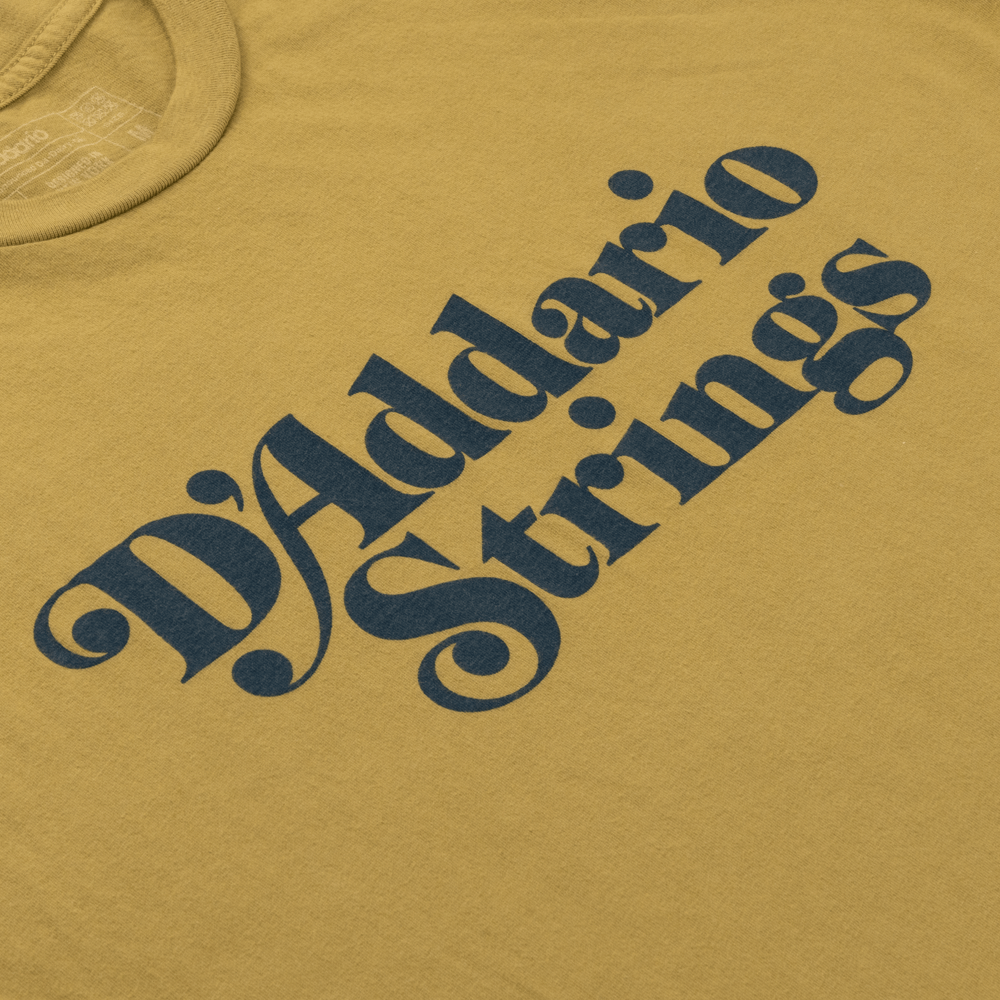 D'Addario 1978 Logo T-Shirt, Aged Bronze, L