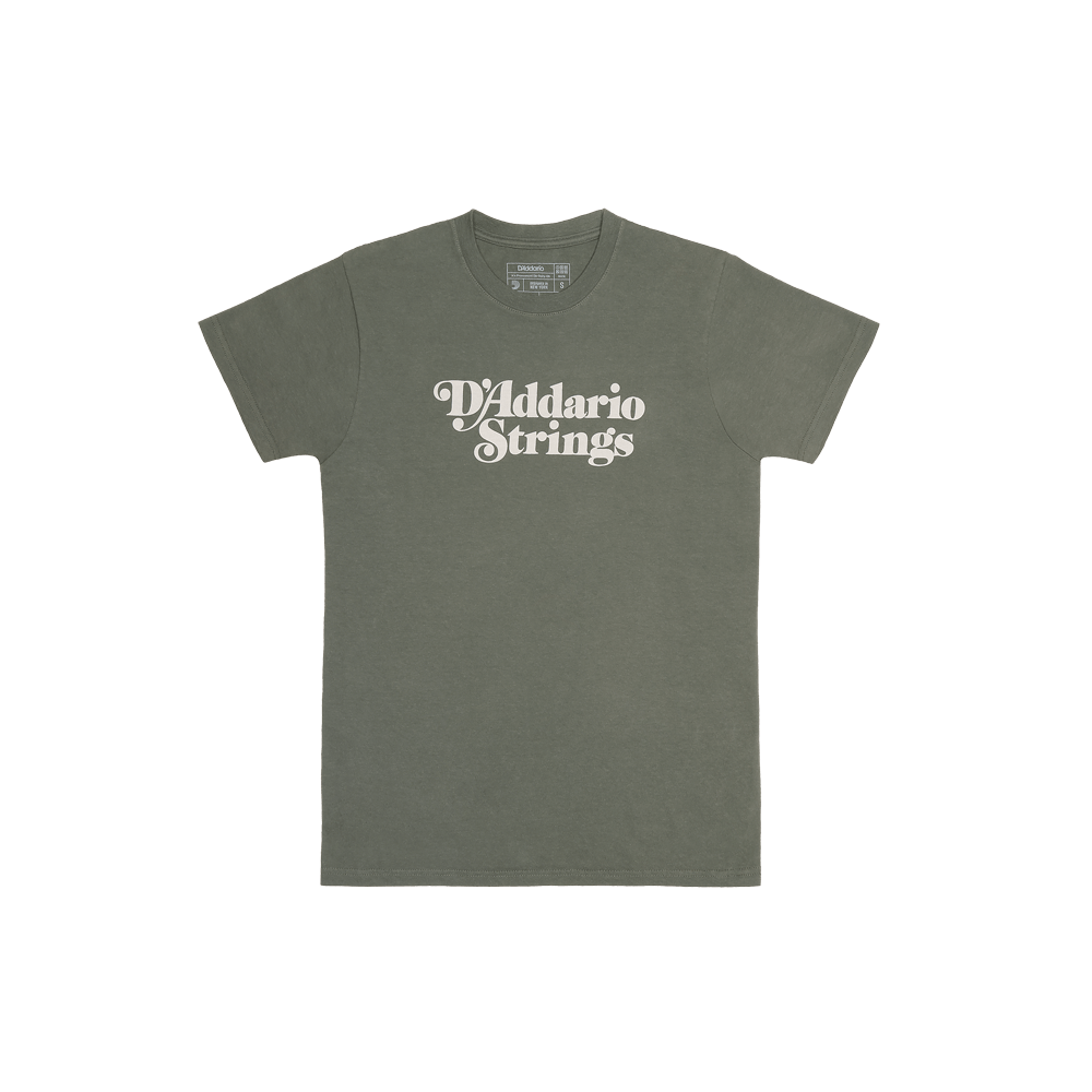 D'Addario 1978 Logo T-Shirt, Willow Green, LG
