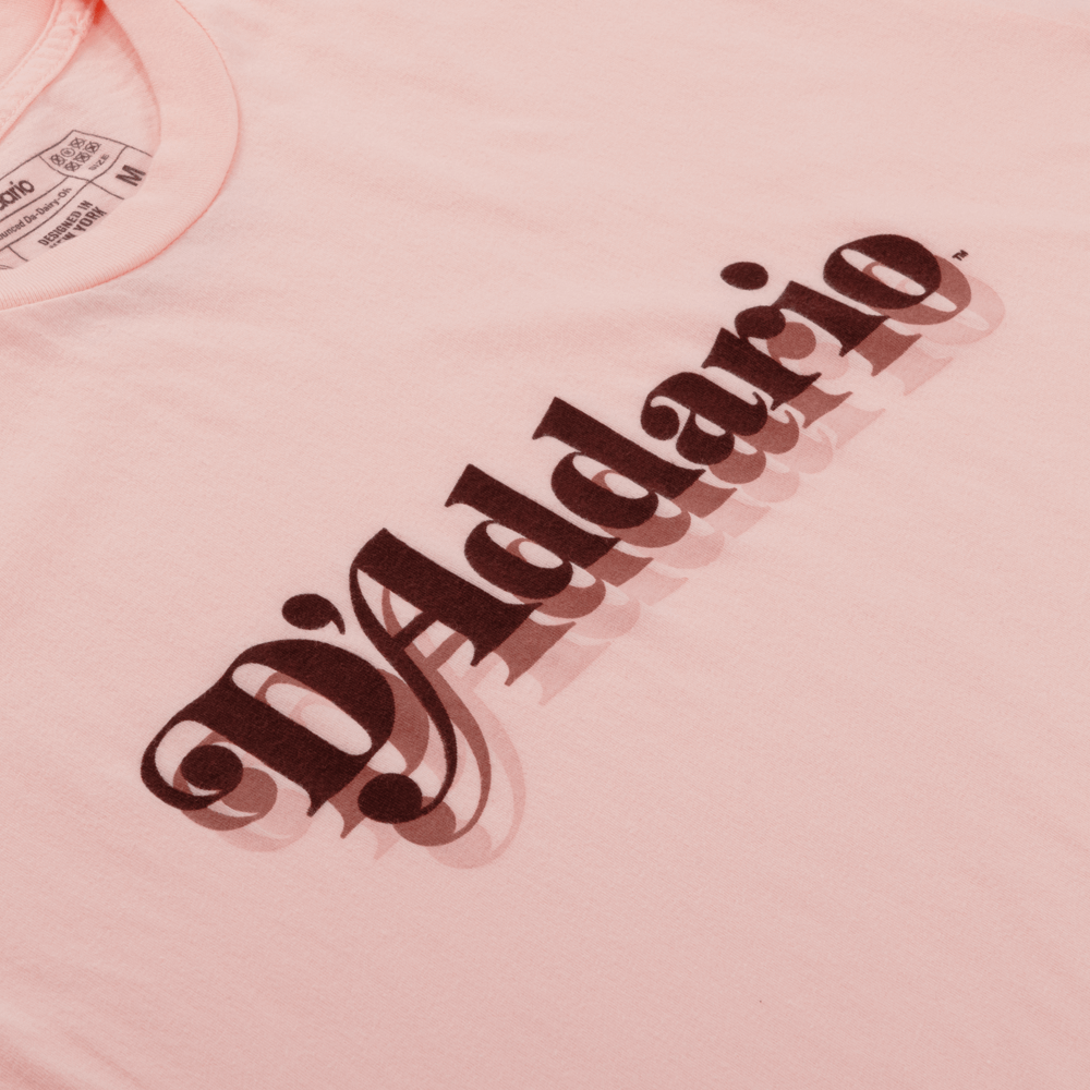 D'Addario Heritage T-Shirt, Desert Rose, L
