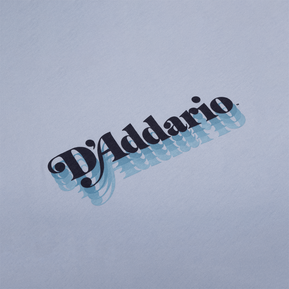 D'Addario Heritage T-Shirt, Celestial Blue, L