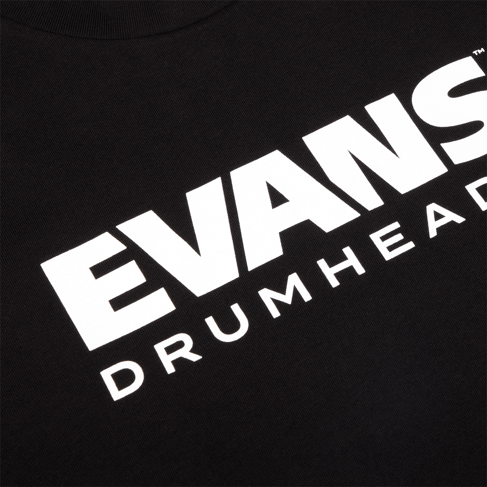 EVANS Logo T-Shirt, Black, S