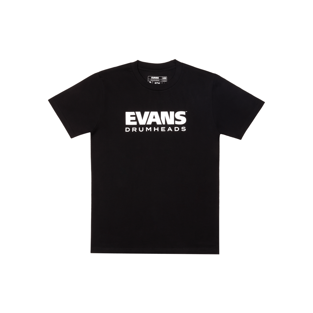 EVANS Logo T-Shirt, Black, L