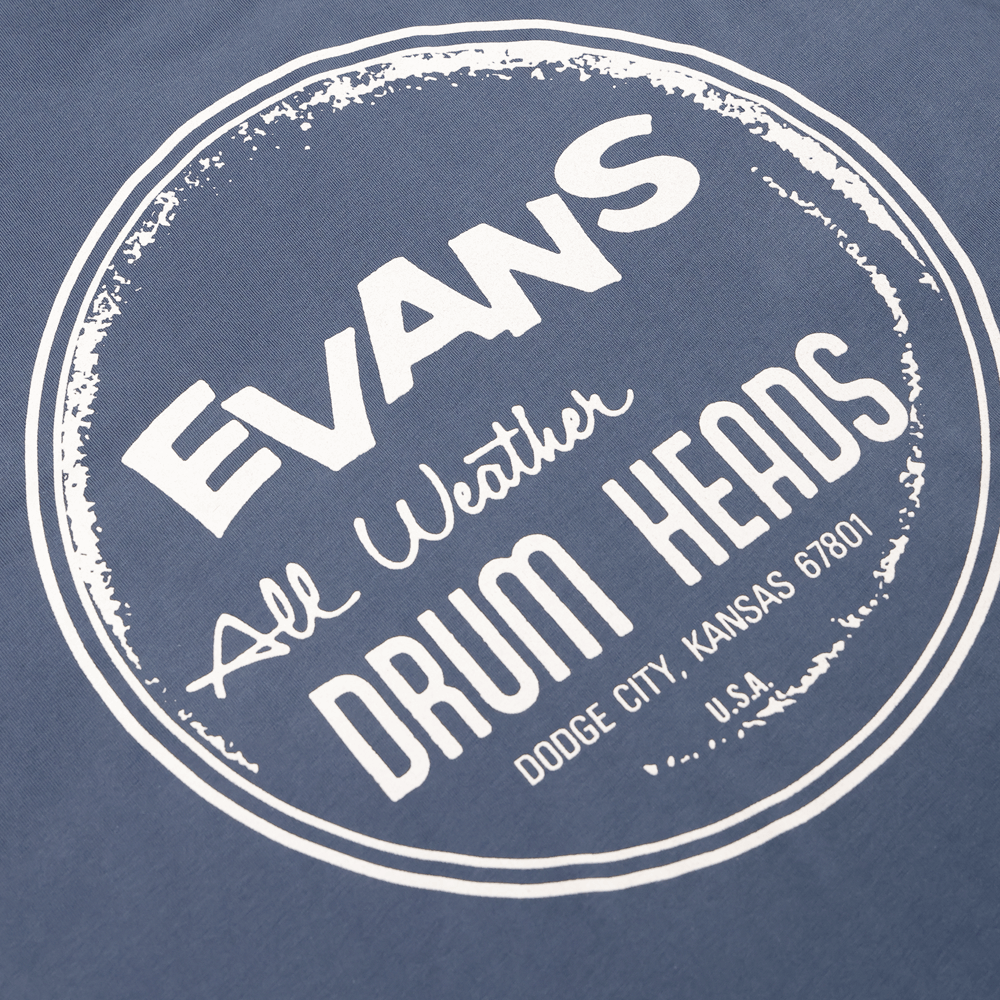 Evans Heritage Pocket T-Shirt, Petrol Blue, L