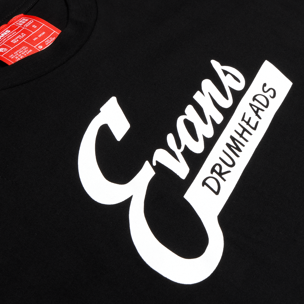 Evans Retro Wo's T-Shirt Black L