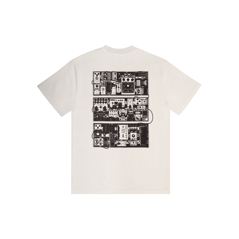 D'Addario XPND Pedalboard T-Shirt, Bone White, XL