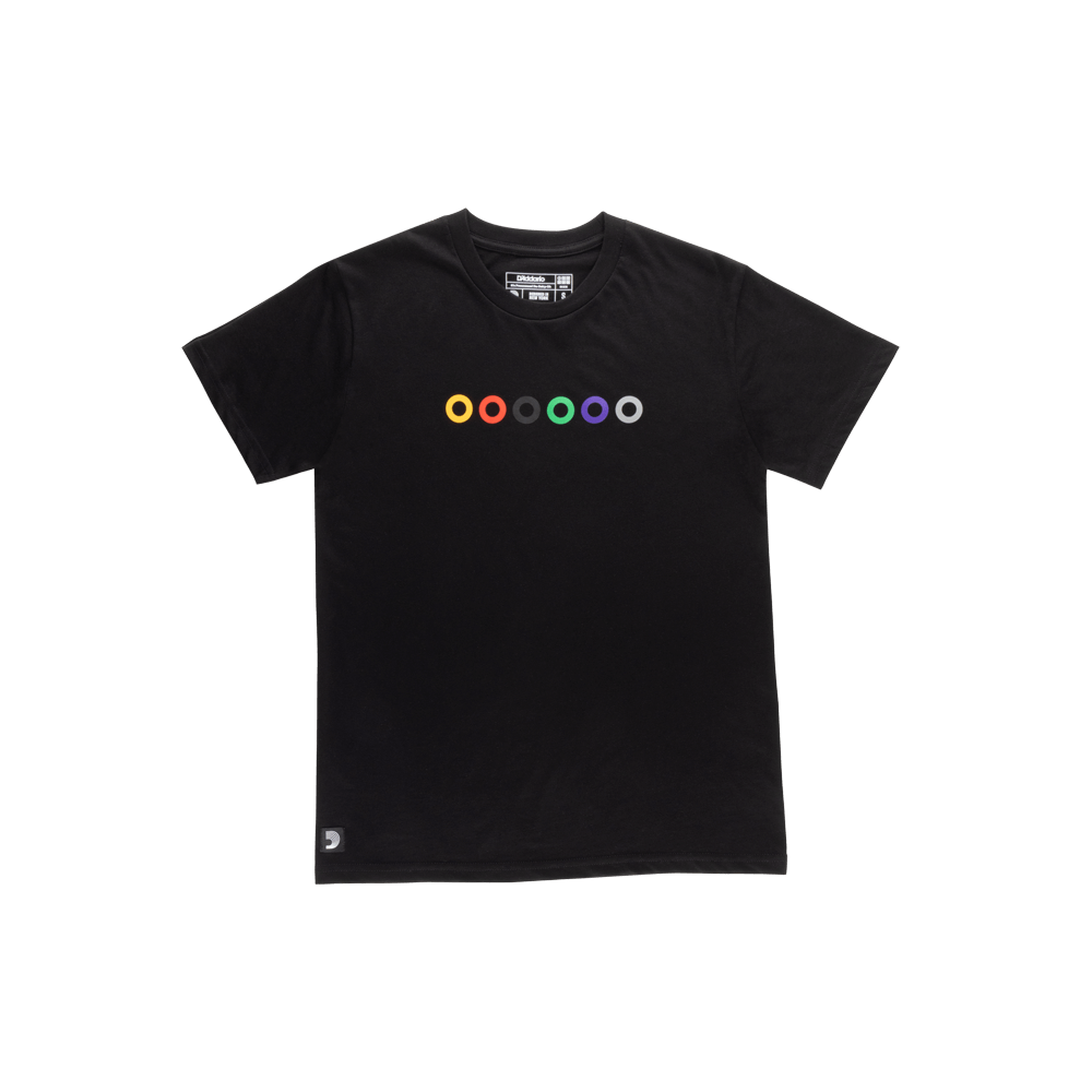 D'Addario Ball End T-Shirt, Black, L