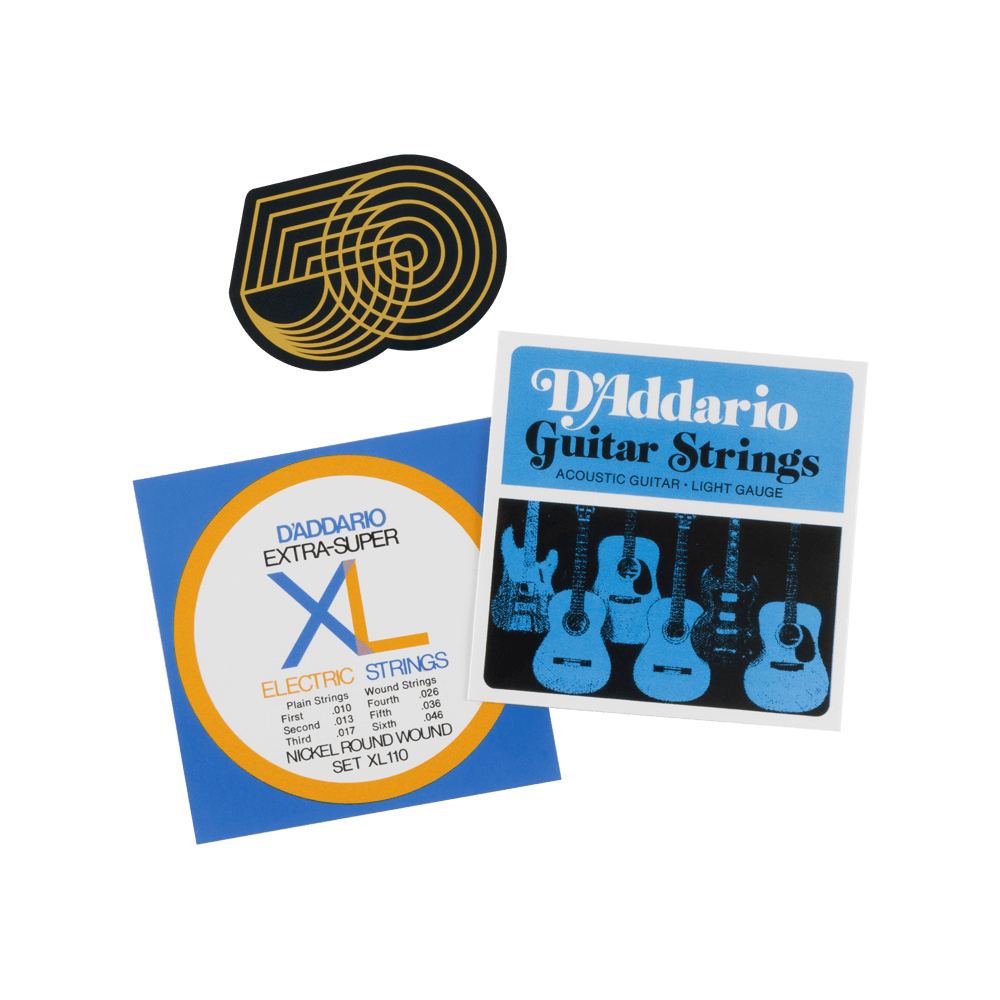 D'Addario 50th Anniversary Sticker Pack