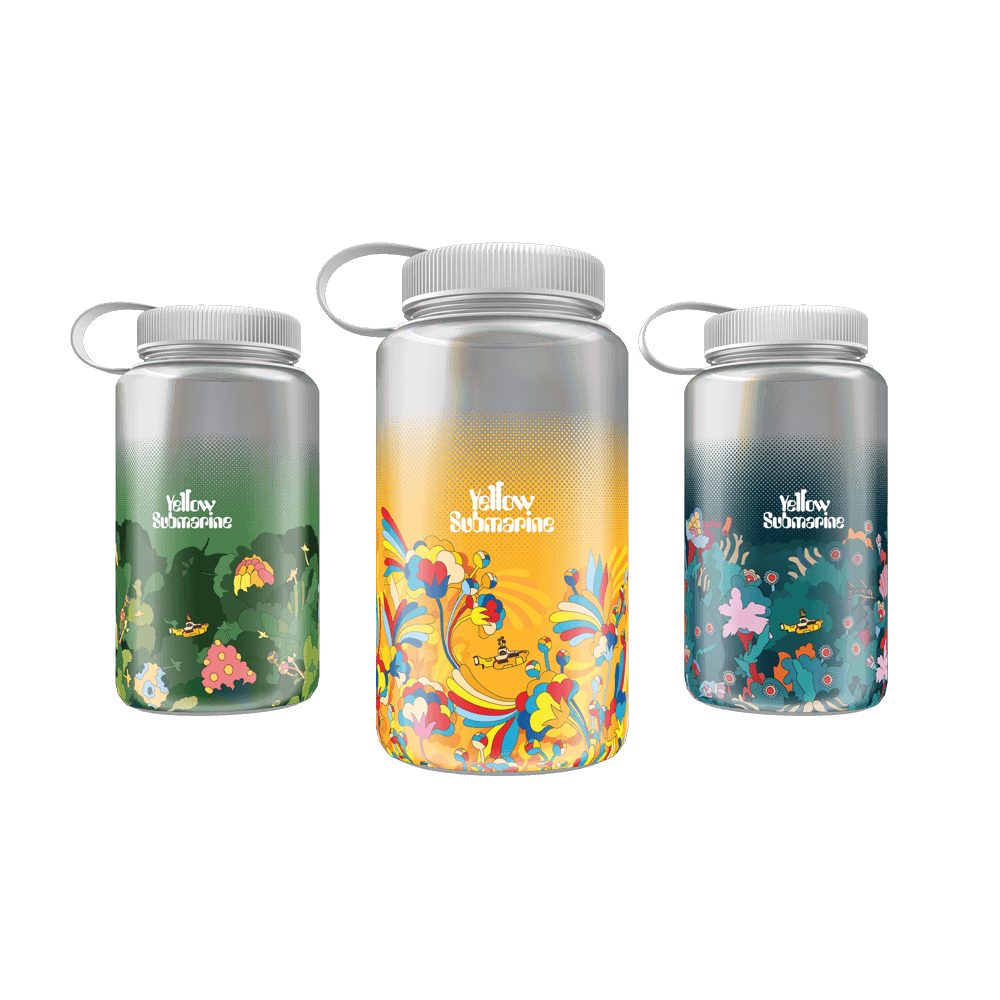 D'Addario Beatles Yellow Submarine Water Bottle, Pepperland Woods