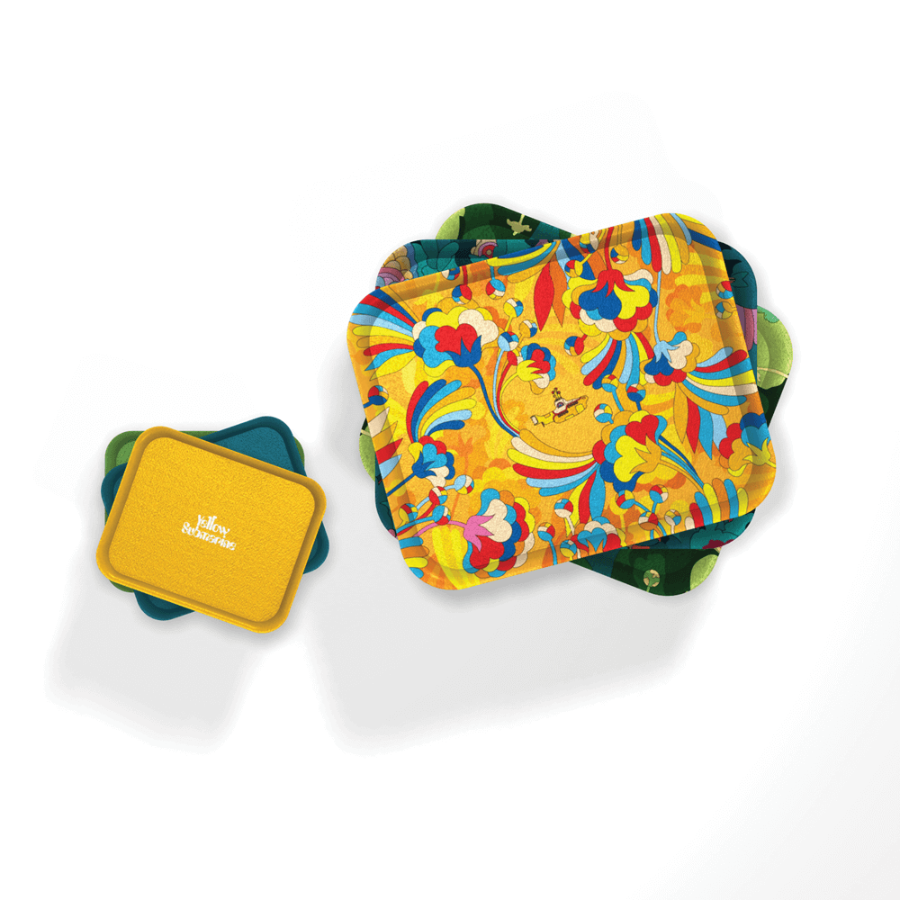 D'Addario Beatles Yellow Submarine Accessory Tray, Primrose Prairie