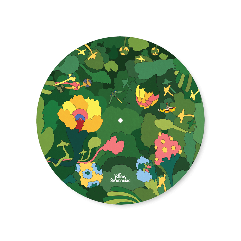 D'Addario Beatles Yellow Submarine Record Mat, Pepperland Woods