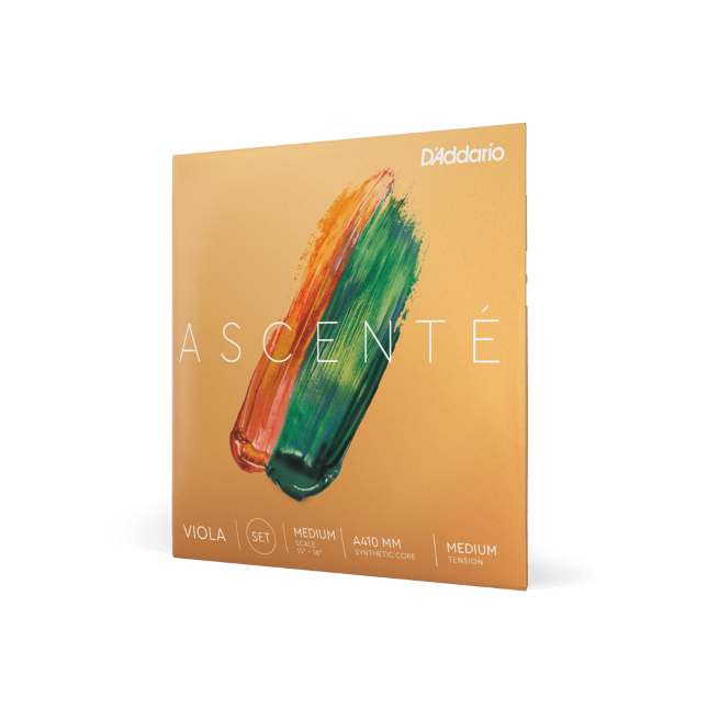 D'Addario Ascenté Viola String Set, Medium Scale, Medium Tension