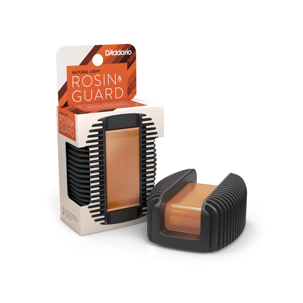 D'Addario Rosin Guard with Natural Light Rosin