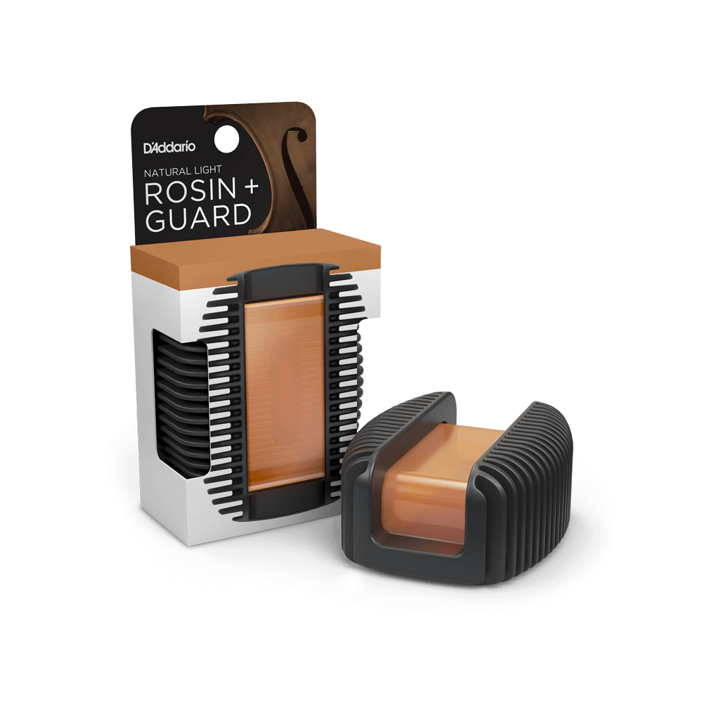 D'Addario Rosin Guard with Natural Light Rosin