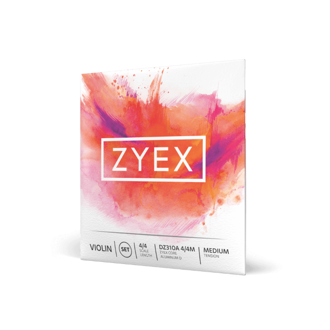 Zyex Violin String Set, 4/4 Scale, Medium Tension